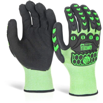Image of Glovezilla Sandy Nitrile Coated Glove Green XXL