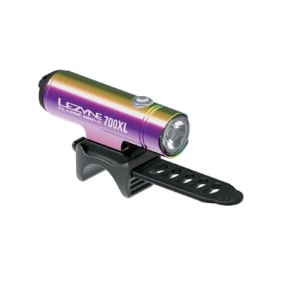 Image of Lezyne Classic Drive 700XL 700 Lumen USB Rechargeable Neo Front Bike Light Metallic