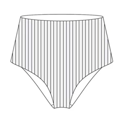Image of Hurley W Radial High Waist Mod SF BTM Bottom Bikini, Women, womens, CJ7626, White, S