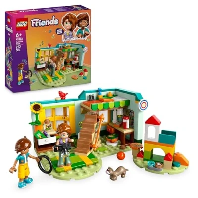 Image of LEGO Friends Autumn’s Room Set, Creative Role Play Toy for 6 Plus Year Old Girls, Fun Playset with 2 Characters, Nature, Animals and Dolls&#039; House Accessories 42646