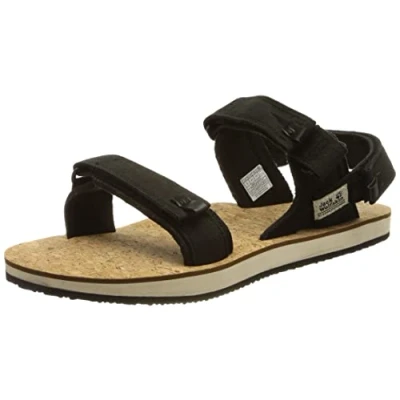 Image of Jack Wolfskin Men&#039;s Ecostride 2 Sandal M, Phantom Cork, 10 UK