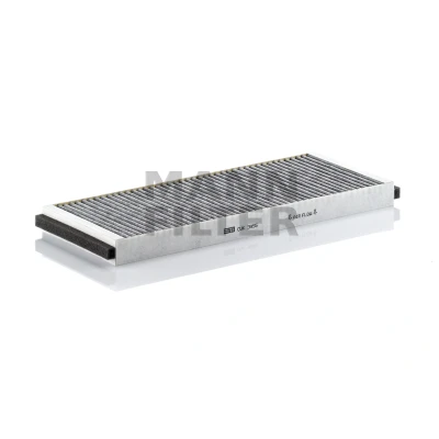Image of 3B0091800, 8A0819439A, 8A0819439B, 8B0819439B, 8D0091800 Pollen Filter MANN CUK 3955 Activated Carbon 398mm 148mm 27mm AUDI: A4 B5 Avant