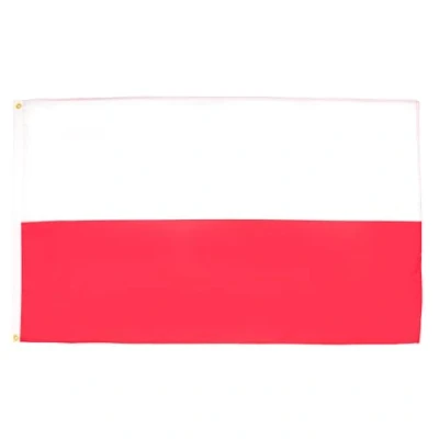 Image of AZ Flag Poland Large 5x8 Ft 100D Polyester Polish Big Banner with Two Metal Grommets Fade Resistant Vivid Colors 5&#039; x 8&#039; Feet 250x150 Cm