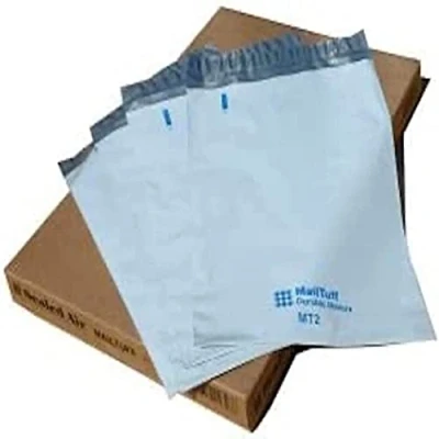 Image of Mail Tuff Durable Poly Mailers MT4 Grey 295x415mm 100env/BX