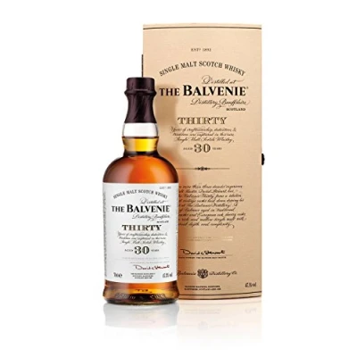 Image of The Balvenie 30 Year Old Single Malt Scotch Whisky 70cl Bottle