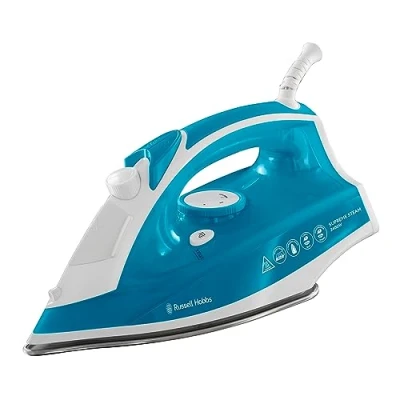 Image of Russell Hobbs 23061 iron Steam Stainless Steel soleplate White