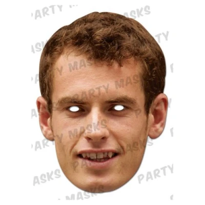 Image of Andy Murray Cardboard Celebrity Party Mask (Mask/Mask)