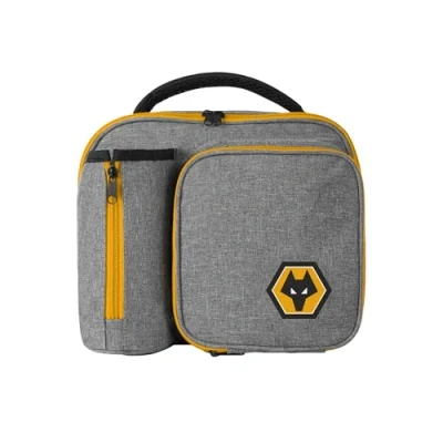 Image of FOCO Officially Licensed Wolverhampton Wanderers FC Grey Football Lunch Bag