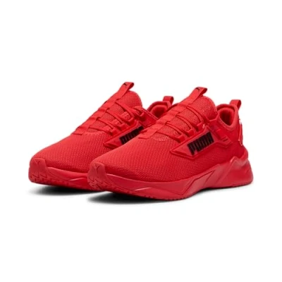 Image of PUMA Unisex Retaliate 3 Running Shoes Trainers for All Time Red Size UK 10.5