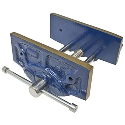 Image of 8&quot; Wood Working Carpenters Bench Vice Bolt Mounted 200mm Wide