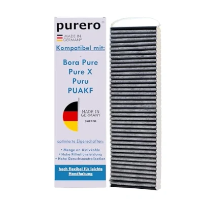 Image of purero® Compatible Replacement Filter for Bora Pure with PUAKF, Puru, X Activated Carbon Made in Germany