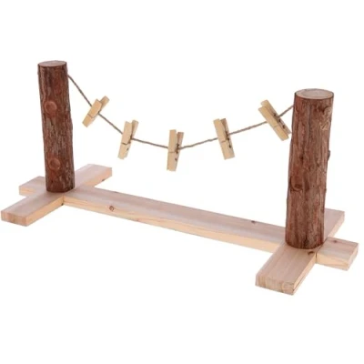Image of Kerbl Pet Rabbit Feeder Lead with 5 Clips 66 x 26 27 cm