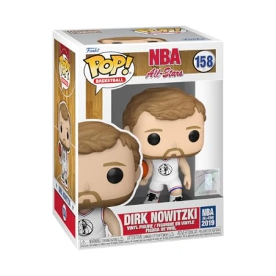 Image of Funko Pop! NBA: Legends Dirk Nowitzki (2019) Collectable Vinyl Figure Gift Idea Official Merchandise Toys for Kids &amp; Adults Sports Fans Model Collectors and Display