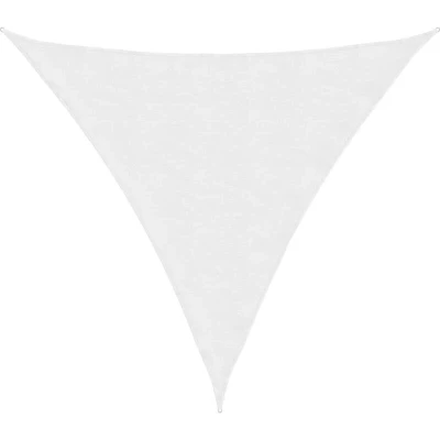 Image of vidaXL Sunshade Sail Oxford Fabric Triangular 4.5x4.5x4.5 m White
