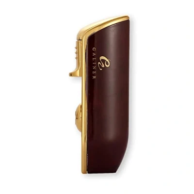 Image of Galiner Jet Lighter Gas Triple 3 Blue Flame Torch Lighters Windproof Butane Refillable Cigar Cool Pocket with Punch (Sold without Gas) (Red)