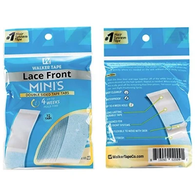 Image of Lace front support tape mini hair Adhesive Double Side for Wigs Toupees