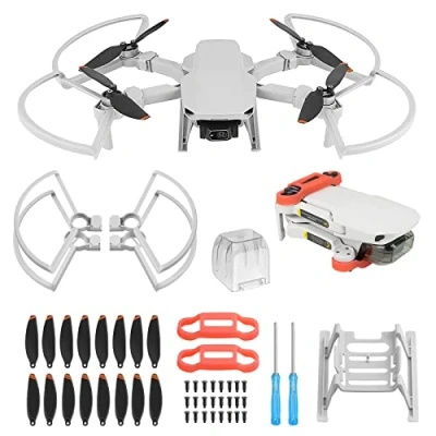Image of Craznick Propellers for DJI Mini 4K/Mini 2 SE/Mini Blades Protectors Landing Gear Legs Extensions Propeller Holder Strap Gimbal Cover Mavic SE 4K Drone Accessories Set