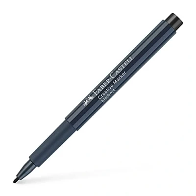 Image of Faber Castell Creative Studio Marker, Blackout, Single For Art, Craft, Drawing, Sketching, Home, School, University, Colouring