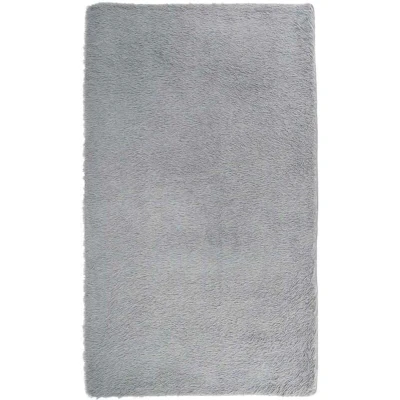 Image of vidaXL Shaggy Rug High Pile NAVARRA Light Grey 60x100 cm Polyester