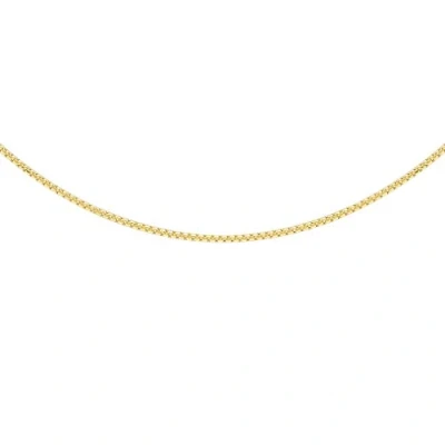 Image of Carissima Gold Women&#039;s 9ct Yellow 22 Diamond Cut Box Chain 41cm/16&quot;