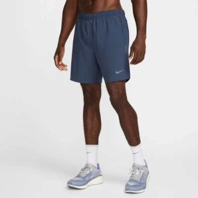 Image of Nike Dri FIT Challenger 2 in 1 7&quot; Running Shorts for Men Thunder Blue
