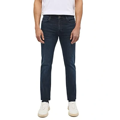 Image of MUSTANG Men&#039;s Style Frisco Skinny Jeans, Dark Blue 983, 28 W/32 L