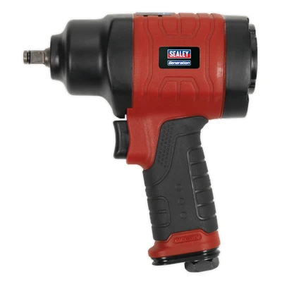 Image of Sealey Generation Composite Air Impact Wrench 3/8&quot;Sq Drive Twin Hammer