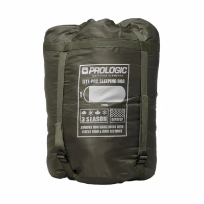 Image of Prologic Element Lite Pro sleeping bag 3 Season 215 x 90cm (Incl. Carry Sack) Fishing