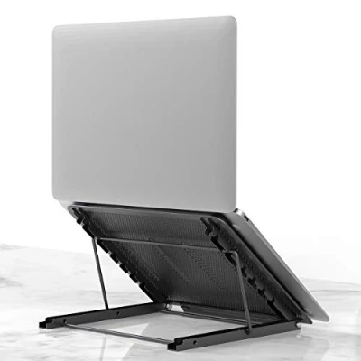 Image of Lidasen Laptop Stand Tablet,Foldable Portable Ventilated Desktop Holder, Cooling (10&quot; 15.6&quot;) compatible with Dell XPS, HP, Lenovo,Universal Lightweight&amp;Adjustable Ergonomic Tray