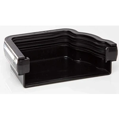 Image of Polypipe RH707br Brown Sovereign External Stop End Left Hand 117x75 High Capacity Ogee System