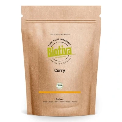 Image of Fine Curry Ground Organic 250g Mild Intensive Following an Old Indian House Recipe Without Flavour Enhancers or Artificial additives 100% Ingredients