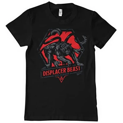 Image of Dungeons &amp; Dragons Officially Licensed Displacer Beast Mens T Shirt (Black), Medium