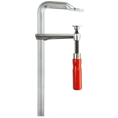 Image of Bessey GZ40 12 All Steel Table Clamp, Grey/Red, 400/120 mm