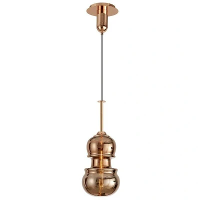 Image of Sonata Ceiling Pendant 22cm Round, 1 x E27, Copper