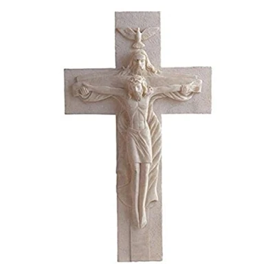 Image of Jesus Cross Atrio with God Holy Religious Crucifixion Wall Decoration