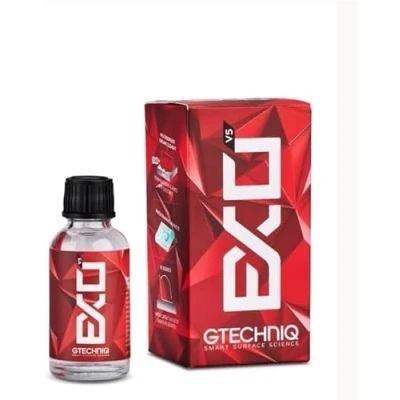 Image of Gtechniq EXO V5 Crystal Hydrophobic, Dirt Repellent Coating for Cars, Easy to Apply 30ml (Sufficient 1 Small Med Car) 18 24 Month Protection