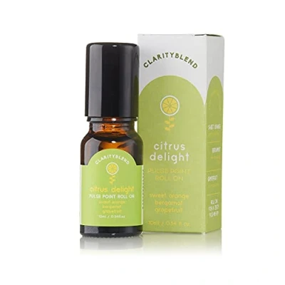 Image of Clarity Blend Aromatherapy Roller Ball to Uplift Your Mood Sweet Orange, Grapefruit, Bergamot 100% Pure and Natural Essential Oils 10ml