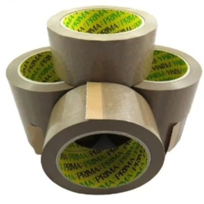 Image of Prima Tape Brown Clear White Fragile Rolls Packaging for Moving Parcels, Boxes Heavy Duty Packing Strong, Secure and Sticky Seal your (3 Roll 48x66)