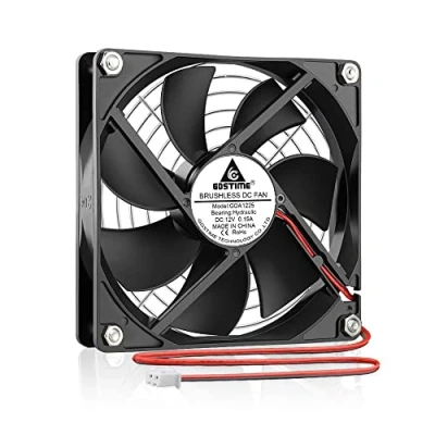 Image of GDSTIME 120mm Fan 120 x 25mm Computer 12V Case 12CM PC Axial 1800 RPM DC Brushless Cooling For PSU Chassis Cabinet Workstation Server