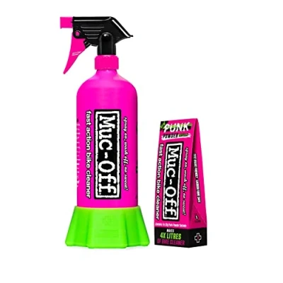Image of Muc Off Punk Powder Bike Cleaner (4 Pack) &amp; Bottle Bundle