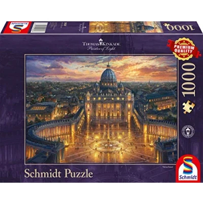 Image of Schmidt Spiele, Thomas Kinkade: The Vatican (1000pc), Puzzle, Ages 12+, 2. Scenic Settings