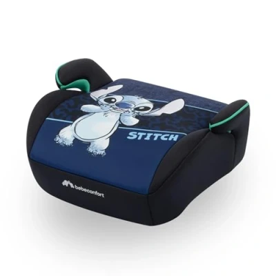 Image of Bebeconfort Disney Manga i Safe, Car Booster Seat, Stitch 612 Years, 128150cm, 22 36 kg, Lightweight, Easy Belt Installation, Fully Padded, Soft Touch Fabrics, Authentic