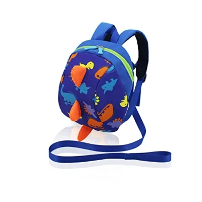 Image of Cosyres Toddler Dinosaur Baby Backpack with Reins, Kids Bag Safety Harness Boys