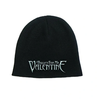 Image of Bullet For My Valentine Beanie Hat Cap Band Logo Official Black One Size