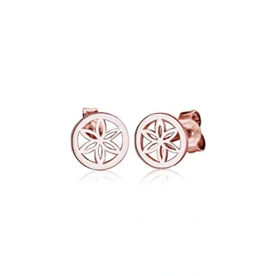 Image of Elli Woman&#039;s 925 Sterling Silver Gold Plated Xilion Cut Earrings
