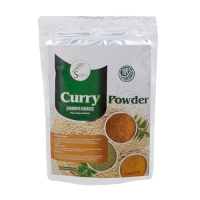 Image of SVATV Curry Powder (Murraya Koenigii) Seasoning Indian Special Flavor Size 227g, Half Pound, 8oz
