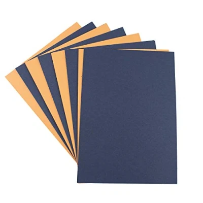 Image of House of Card &amp; Paper A4 220 GSM Halloween Orange/Black (Pack 100 Sheets)