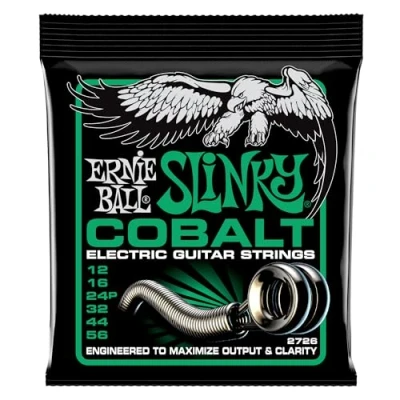 Image of Ernie Ball Not Even Slinky Cobalt Electric Guitar Strings 12 56 Gauge