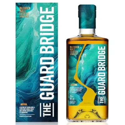 Image of Eden Mill The Guard Bridge Blended Malt Scotch Whisky, Non Chill Filtered with Gift Box 70cl, 46% ABV