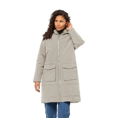 Image of Jack Wolfskin Women&#039;s White Frost Parka W, Dusty Grey, M